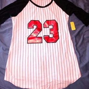 Baseball inspired shirt